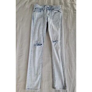 American Eagle Outfitters‎ Jeans Mens 30x33 Skinny Extreme Flex Distressed Blue